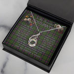 To My Beautiful Soulmate Necklace In Your Eyes I Have Found My Home Clan Cochrane Hunting Tartan Rising Phoenix Necklace