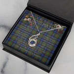 To My Beautiful Soulmate Necklace In Your Eyes I Have Found My Home Clan MacLaren Tartan Rising Phoenix Necklace