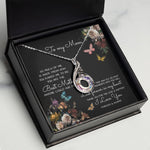 To My Mom Time May Fly Mother's Day Phoenix Rising Necklace