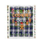 Personalized Gift Tartan Plaid Blanket Clan Gordon Dress Modern With Christmas Cookie Baking Crew Christmas Gift Blanket, Plaid Blanket, Christmas Fleece Blanket, Christmas Blanket, Tartan Blanket, Scottish Blanket, Scotland Blanket, Family Name Blanket, Custom Blanket, Personalized Blanket