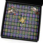 To My Beautiful Soulmate Sunflower Necklace In Your Eyes I Have Found My Home Clan Macdonald Of Ranald Tartan Jewelry For Girlfriend, Tartan Sunflower Pendant Necklace, Scottish Tartan Jewelry, valentine necklace, necklace girlfriend, necklace for wife, cute necklaces for girlfriend, jewelry for girlfriend, to my soulmate necklace, to my future wife necklace