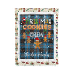 Products Personalized Gift Tartan Plaid Blanket Clan Garden With Christmas Cookie Baking Crew Christmas Gift Blanket, Plaid Blanket, Christmas Fleece Blanket, Christmas Blanket, Tartan Blanket, Scottish Blanket, Scotland Blanket, Family Name Blanket, Custom Blanket, Personalized Blanket