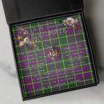 To My Beautiful Soulmate Necklace In Your Eyes I Have Found My Home Clan Taylor Tartan Crown Pendant Necklace