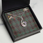 To My Beautiful Soulmate Necklace In Your Eyes I Have Found My Home Clan Buchan Ancient Tartan Rising Phoenix Necklace