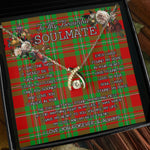 To My Beautiful Soulmate Necklace In Your Eyes I Have Found My Home Clan Peter Tartan Wishbone Dancing Necklace