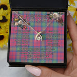 To My Beautiful Soulmate Necklace In Your Eyes I Have Found My Home Clan Lindsay Ancient Tartan Wishbone Dancing Necklace