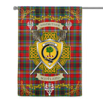 House Flag - Anderson Of Arbrake Irish Shield Celtic Cross Tartan Garden Flag St Patrick's Day Garden Flag