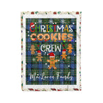 Personalized Gift Tartan Plaid Blanket Clan MacLaren Ancient With Christmas Cookie Baking Crew Christmas Gift Blanket, Plaid Blanket, Christmas Fleece Blanket, Christmas Blanket, Tartan Blanket, Scottish Blanket, Scotland Blanket, Family Name Blanket, Custom Blanket, Personalized Blanket