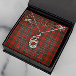 To My Beautiful Soulmate Necklace In Your Eyes I Have Found My Home Clan Adair Tartan Rising Phoenix Necklace
