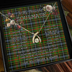 To My Beautiful Soulmate Necklace In Your Eyes I Have Found My Home Clan Walkinshaw Tartan Wishbone Dancing Necklace
