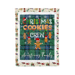Personalized Gift Tartan Plaid Blanket Clan Armstrong Ancient With Christmas Cookie Baking Crew Christmas Gift Blanket, Plaid Blanket, Christmas Fleece Blanket, Christmas Blanket, Tartan Blanket, Scottish Blanket, Scotland Blanket, Family Name Blanket, Custom Blanket, Personalized Blanket