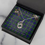 To My Beautiful Soulmate Necklace In Your Eyes I Have Found My Home Clan Sempill Tartan Rising Phoenix Necklace