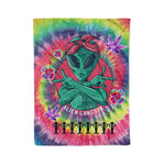 Scotstee Shop - Scotstee Shop Blanket Alien Gangsta Rainbow Hippie Fleece Blanket