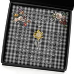 To My Beautiful Soulmate Sunflower Necklace In Your Eyes I Have Found My Home Clan MacPhee Black Tartan Jewelry For Girlfriend, Tartan Sunflower Pendant Necklace, Scottish Tartan Jewelry, valentine necklace, necklace girlfriend, necklace for wife, cute necklaces for girlfriend, jewelry for girlfriend, to my soulmate necklace, to my future wife necklace