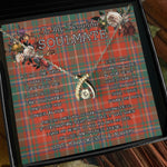 To My Beautiful Soulmate Necklace In Your Eyes I Have Found My Home Clan MacDougall Ancient Tartan Wishbone Dancing Necklace