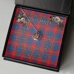 To My Beautiful Soulmate Necklace In Your Eyes I Have Found My Home Clan Galloway Tartan Crown Pendant Necklace