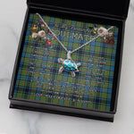 Sea Turtle Necklace To My Beautiful Soulmate Necklace In Your Eyes I Have Found My Home Clan Gillies Tartan Blue Turtle Necklace