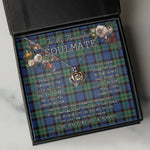 To My Beautiful Soulmate Necklace In Your Eyes I Have Found My Home Clan Fletcher Tartan Crown Pendant Necklace