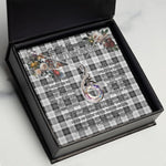 To My Beautiful Soulmate Necklace In Your Eyes I Have Found My Home Clan Erskine Black and White Tartan Rising Phoenix Necklace