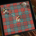 To My Beautiful Soulmate Necklace In Your Eyes I Have Found My Home Clan Dunbar Ancient Tartan Wishbone Dancing Necklace