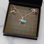 Sea Turtle Necklace To My Beautiful Soulmate Necklace In Your Eyes I Have Found My Home Clan Hunter 1819 Tartan Blue Turtle Necklace