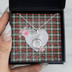 Rising Phoenix Necklace - Valentine Necklace Clan Graham Tartan Gift for Girlfriend, Gift for My Wife Rising Phoenix Necklace