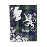 Tartan Plaid Fleece Blanket Tartan Blanket Thistle and Lion Scottish Clan MacKenzie Modern Blue Plaid Blanket, tartan blanket, plaid blanket, red plaid blanket, buffalo plaid blanket, green plaid blanket, plaid fleece blanket, blue plaid blanket, red tartan blanket, tartan plaid blanket, black and white plaid blanket, christmas plaid blanket, orange plaid blanket, tartan plaid throw blanket, pink plaid blanket, brown plaid blanket, buffalo check blanket