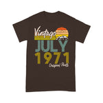 Vintage Since July 1971 Birthday Gift Birthday Shirt For 50th Birthday Shirt - Scotstee Shop
