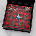 Sea Turtle Necklace To My Beautiful Soulmate Necklace In Your Eyes I Have Found My Home Clan Drummond Modern Tartan Blue Turtle Necklace