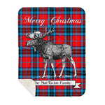 Scotstee Shop Plaid Tartan Blanket With Moose Clan MacTavish Plaid Blanket, plaid blanket australia,plaid blanket canada,plaid christmas blanket,plaid fleece sherpa blanket,plaid sherpa blanket canada,plaid sherpa blanket lipstick,plaid sherpa blanket pink,plaid sherpa blanket queen