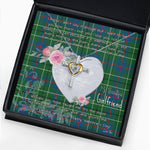 Gift For My Beautiful Girlfriend Necklace Valentine Necklace Clan Duncan Ancient Tartan Cross Dancing Necklace Scottish Tartan Jewelry