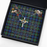 To My Beautiful Soulmate Necklace In Your Eyes I Have Found My Home Clan Fletcher Tartan Cross Dancing Necklace