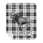 Scotstee Shop Plaid Tartan Blanket With Moose Clan Erskine Black and White Plaid Blanket, plaid blanket australia,plaid blanket canada,plaid christmas blanket,plaid fleece sherpa blanket,plaid sherpa blanket canada,plaid sherpa blanket lipstick,plaid sherpa blanket pink,plaid sherpa blanket queen
