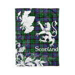 Tartan Plaid Fleece Blanket Tartan Blanket Thistle and Lion Scottish Clan Ferguson of Balquhidder Plaid Blanket, tartan blanket, plaid blanket, red plaid blanket, buffalo plaid blanket, green plaid blanket, plaid fleece blanket, blue plaid blanket, red tartan blanket, tartan plaid blanket, black and white plaid blanket, christmas plaid blanket, orange plaid blanket, tartan plaid throw blanket, pink plaid blanket, brown plaid blanket, buffalo check blanket
