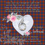 Rising Phoenix Necklace - Valentine Necklace Clan Fraser of Lovat Tartan Gift for Girlfriend, Gift for My Wife Rising Phoenix Necklace