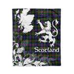 Tartan Plaid Fleece Blanket Tartan Blanket Thistle and Lion Scottish Clan Murray of Atholl Modern Plaid Blanket, tartan blanket, plaid blanket, red plaid blanket, buffalo plaid blanket, green plaid blanket, plaid fleece blanket, blue plaid blanket, red tartan blanket, tartan plaid blanket, black and white plaid blanket, christmas plaid blanket, orange plaid blanket, tartan plaid throw blanket, pink plaid blanket, brown plaid blanket, buffalo check blanket