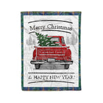 Tartan Blanket Vintage Red Truck with Christmas Tree Family Scottish Clan Carmichael Ancient plaid blanket, red plaid blanket, buffalo plaid blanket, green plaid blanket, plaid fleece blanket, blue plaid blanket, red tartan blanket, tartan plaid blanket, black and white plaid blanket, , christmas plaid blanket, orange plaid blanket, tartan plaid throw blanket, pink plaid blanket, brown plaid blanket, buffalo check blanket