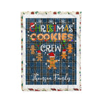 Personalized Gift Tartan Plaid Blanket Clan Thomson Dress With Christmas Cookie Baking Crew Christmas Gift Blanket, Plaid Blanket, Christmas Fleece Blanket, Christmas Blanket, Tartan Blanket, Scottish Blanket, Scotland Blanket, Family Name Blanket, Custom Blanket, Personalized Blanket