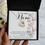 Love Dancing Necklace - To Mom - From Bonus Daughter - Woman Like No Other Mother's Day Necklace