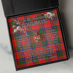 To My Beautiful Soulmate Necklace In Your Eyes I Have Found My Home Clan MacNicol Tartan Crown Pendant Necklace