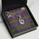 To My Beautiful Soulmate Necklace In Your Eyes I Have Found My Home Clan Donaldson Tartan Rising Phoenix Necklace