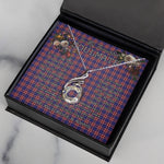 To My Beautiful Soulmate Necklace In Your Eyes I Have Found My Home Clan Laing of Archiestown Tartan Rising Phoenix Necklace
