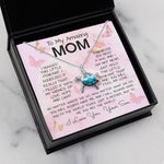 To My Mom Necklace From Son Gift Ideas For Mother's Day Sea Turtle Necklace