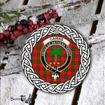 Cairns Scottish Clan Tartan Crest Badge Plaid Ornament Gift. Christmas Tree Ornament Cairns Clan Tartan Ornament Great Calder Ornaments Gift