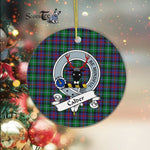 Calder Scottish Clan Badge Plaid Ornament Gift. Christmas Tree Ornament Calder Clan Tartan Ornament Great Christmas Ornaments Gift - Scotstee Shop