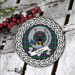 Calder Scottish Clan Tartan Crest Badge Plaid Ornament Gift. Christmas Tree Ornament Calder Clan Tartan Ornament Great Calder Ornaments Gift