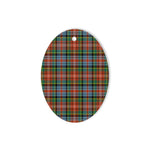Caledonia Ancient Tartan Oval Ornaments, Christmas Tree Ornament, Plaid Christmas Ornaments, Ceramic Oval Christmas Tree Decoration, Tartan Oval Ornaments, Christmas Tree Ornament, Plaid Christmas Ornaments, Ceramic Oval Christmas Tree Decoration