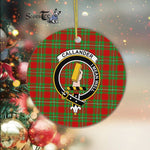 Callander Scottish Clan Plaid Ornament Gift. Christmas Tree Ornament Callander Clan Tartan Ornament Great Christmas Ornaments Gift - Scotstee Shop