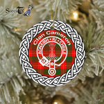 Cameron Clan Tartan Crest Badge Plaid Ornament Gift. Christmas Tree Ornament Cameron Clan Tartan Ornament Great Calder Ornaments Gift - Scotstee Shop