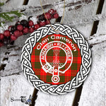 Cameron Clan Tartan Crest Badge Plaid Ornament Gift. Christmas Tree Ornament Cameron Clan Tartan Ornament Great Calder Ornaments Gift - Scotstee Shop